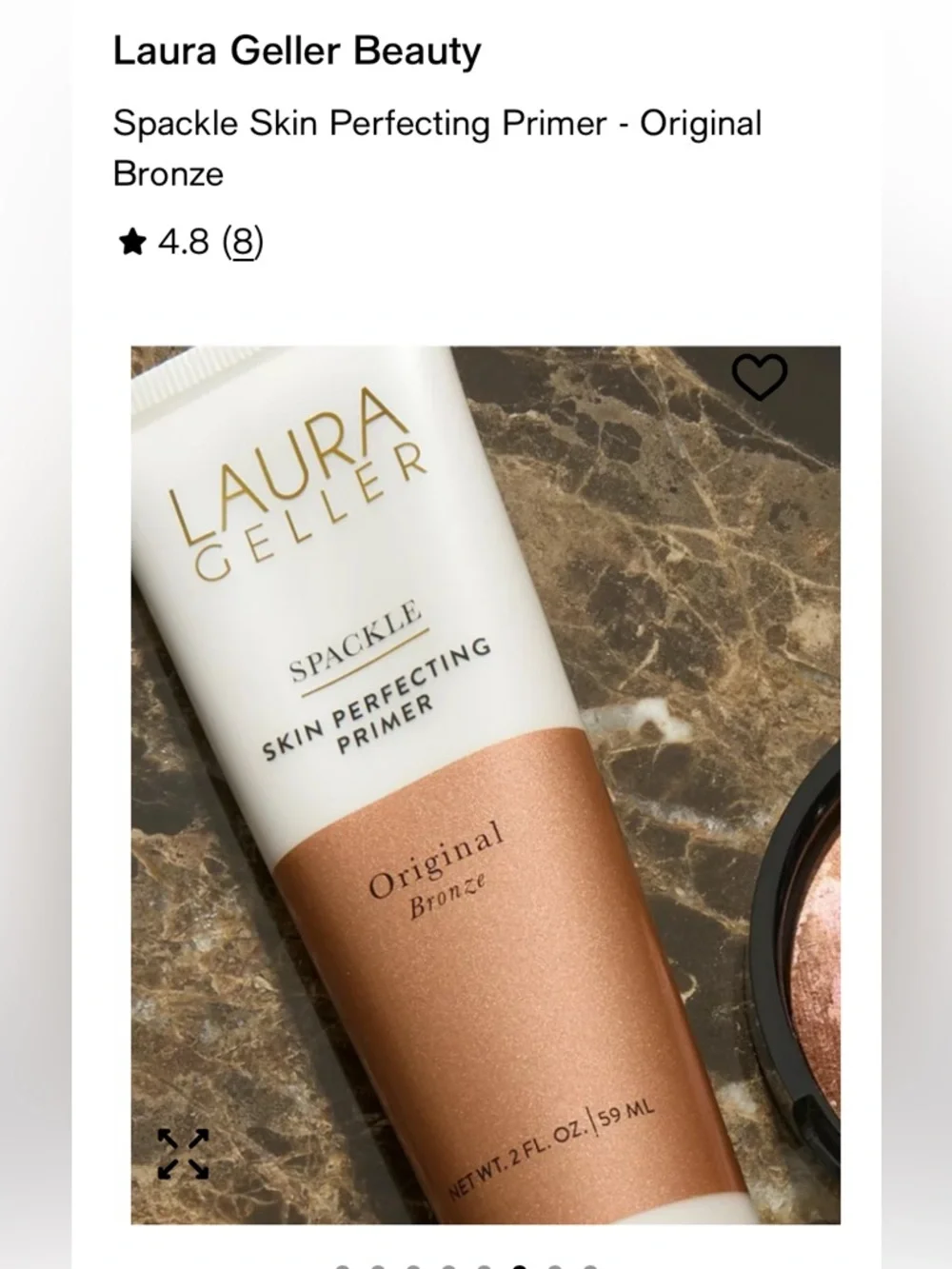 Laura Geller Spackle Skin Perfecting Primer - Original Bronze
